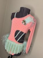 Pink & Lime Green Dance Costume (REF-10) - Image 2