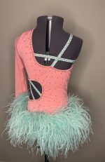 Pink & Lime Green Dance Costume (REF-10) - Image 4