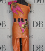 Neon Orange & Hot Pink Star Power Costume – REF 44