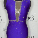 Purple And Rhine-Stone Leotard Style Costume – REF 62